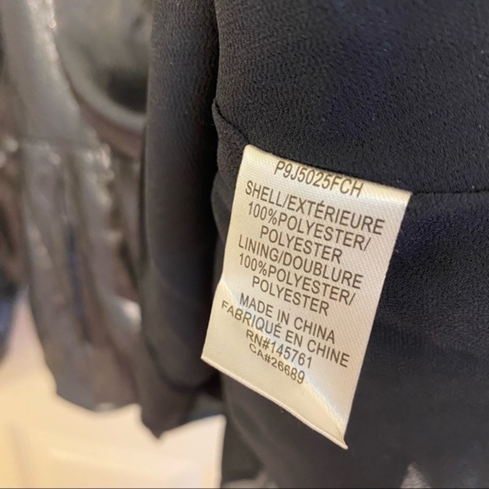 Parker Sheridan Metallic Wrap Blouse NIGHT SKY XS - Picture 10 of 13